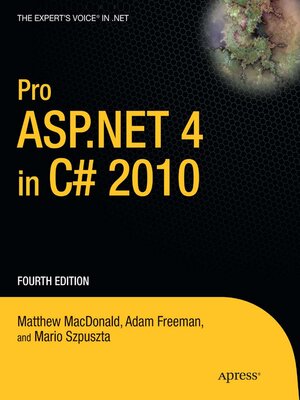 cover image of Pro ASP.NET 4 in C# 2010
